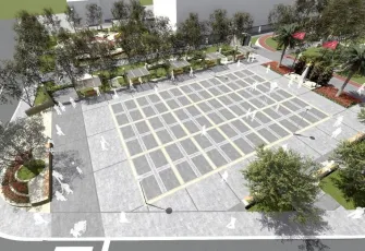 Kınık cumhuriyet meydanı yenileniyor: İzmir’in yeni sosyal yaşam alanı hazır