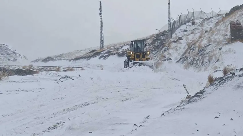 Şırnak'ta kar ve sağanak
