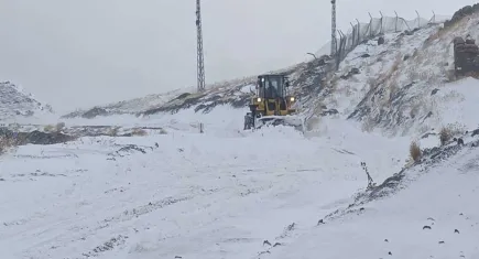 Şırnak'ta kar ve sağanak