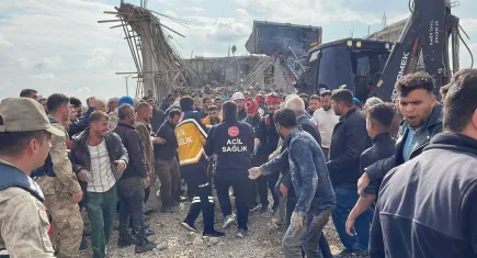 Beton dökümü sırasında göçük: 2 işçi yaşamını yitirdi, 3 işçi yaralandı
