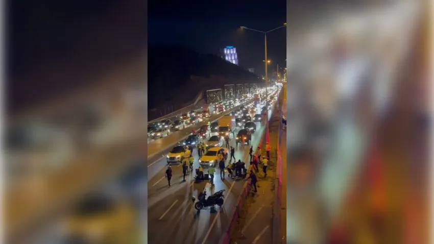 Kazaya müdahale eden polise motosiklet çarptı haberinin görseli