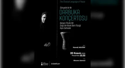 İzmir’de dünyada bir ilk: Darbuka solo konçerto sahnede