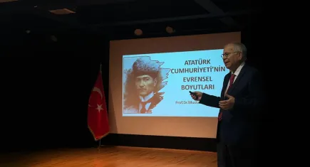 Prof. Dr. Mustafa Kaymakçı, Atatürk’ün anti-emperyalist ve evrensel mirasını anlattı