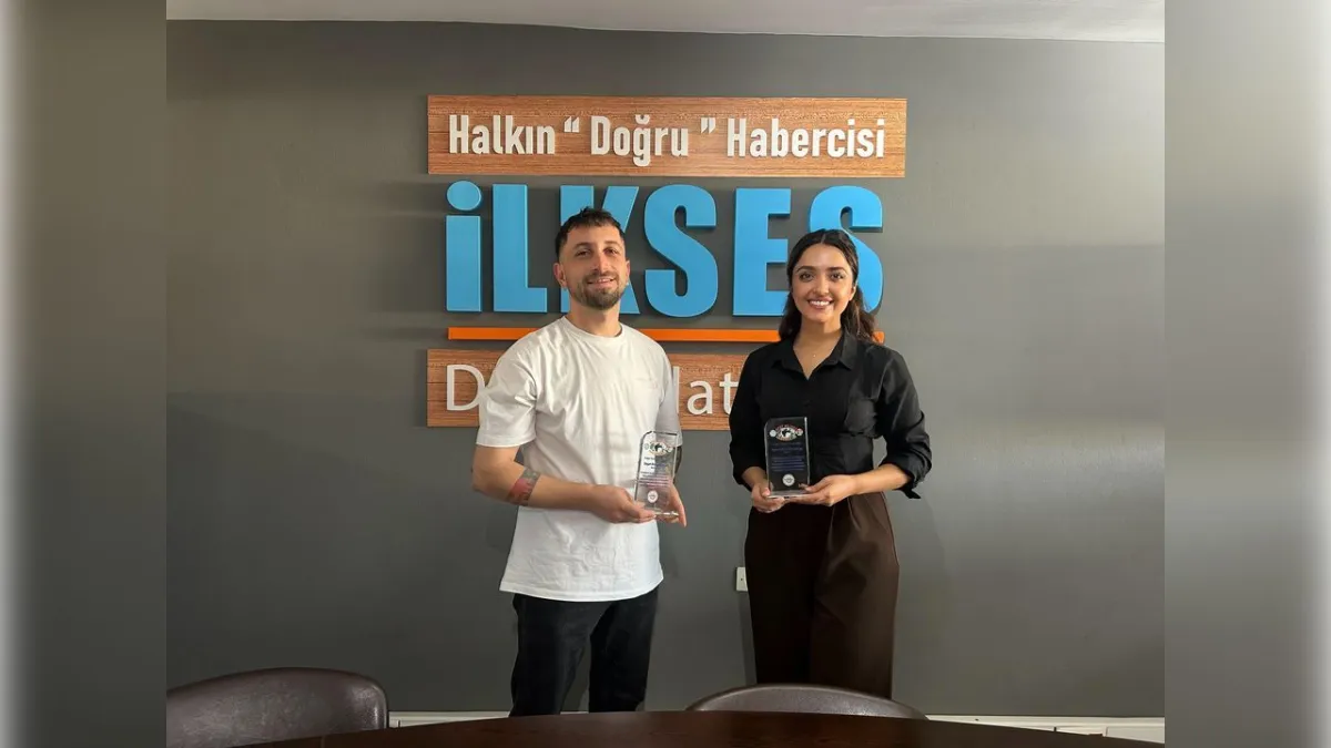 İLKSES Gazetesi’ne Afet Bilinci Haberciliği onuru haberinin görseli