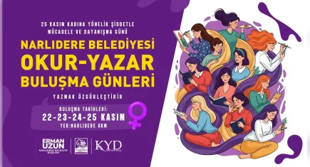Narlıdere’de 4 günlük okur-yazar buluşması başlıyor