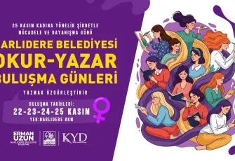 Narlıdere’de 4 günlük okur-yazar buluşması başlıyor