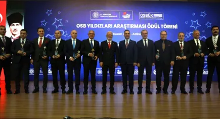 İzmir Atatürk OSB, OSB yıldızları araştırmasında Türkiye 4'üncüsü oldu