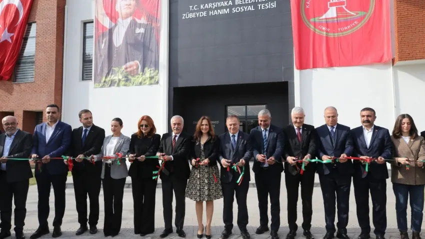 Karşıyaka’ya yeni sosyal merkez: Zübeyde Hanım Sosyal Tesisi açıldı