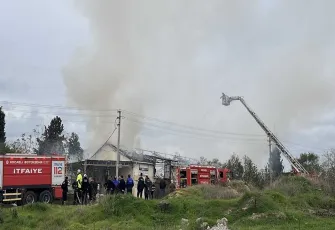 Kocaeli'de fabrika yangını