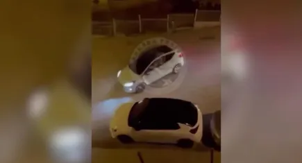 Ankara'da vatandaşın üzerine drift atan sürücü yakalandı