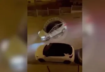 Ankara'da vatandaşın üzerine drift atan sürücü yakalandı