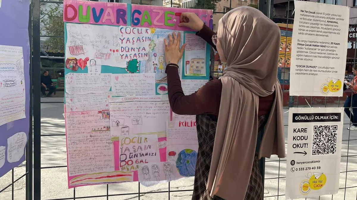 Bornova’da Okulda Çocuk Olma(k) sergisi haberinin görseli