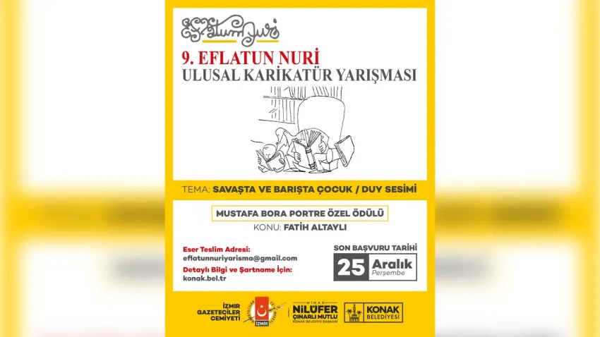 Eflatun Nuri Ulusal Karikatür Yarışması Başvuruları Başladı