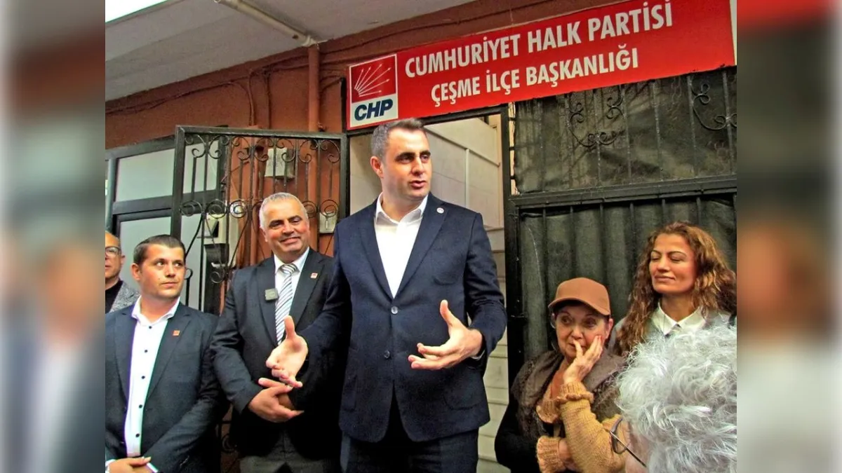 İl Başkanı Güç’ten Çeşme’de iddialı çıkış: Bu ülkeye çözümü biz getireceğiz haberinin görseli