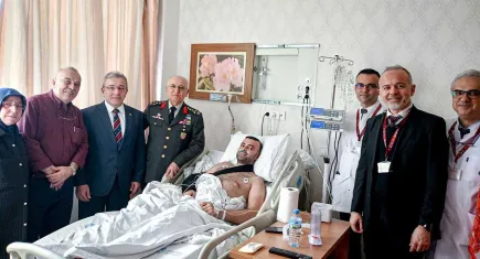 Rektör Yılmaz’dan Ege Ordu Komutanlığı ve hastane ziyareti