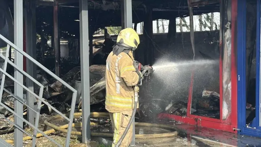 Yıldız Teknik Üniversitesi'nde yangın paniği