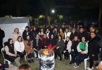 Başkan Kınay’dan 25 Kasım nöbeti 