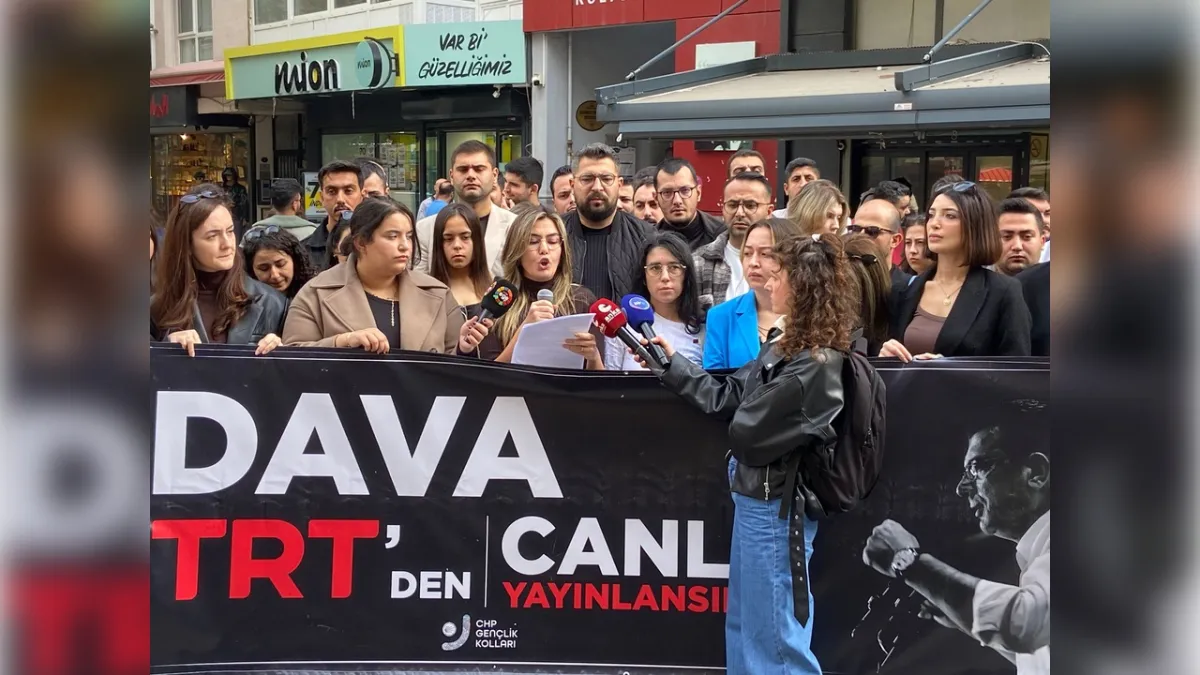 CHP İzmirli gençlerden İmamoğlu çağrısı: Dava TRT’den canlı yayınlansın!  haberinin görseli