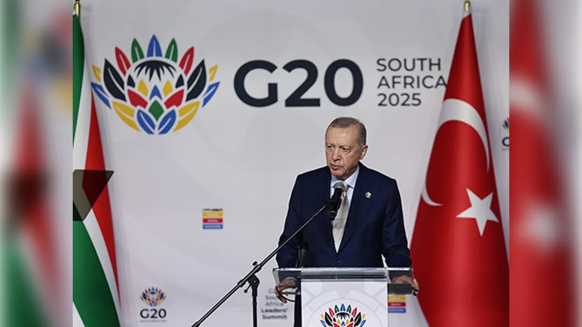 Cumhurbaşkanı Erdoğan'dan G20 çıkışı: Filistin Devleti kurulmadan küresel barış mümkün değil haberinin görseli