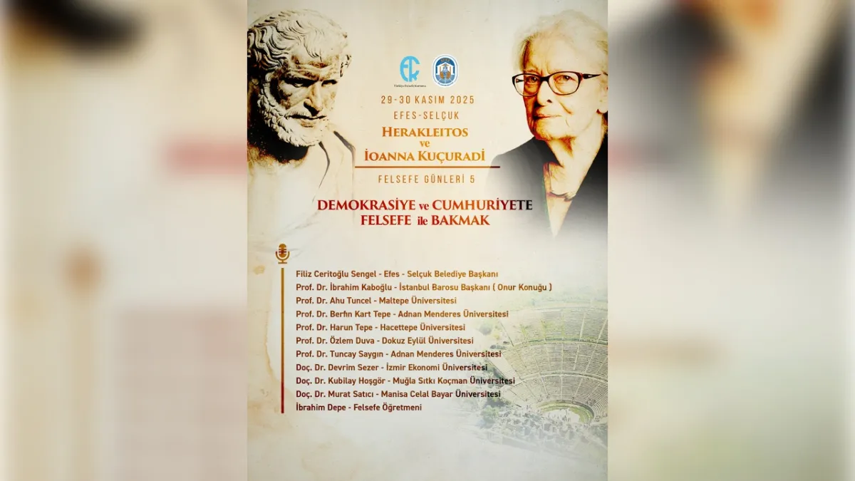 Efes Selçuk felsefeyle buluşacak  haberinin görseli