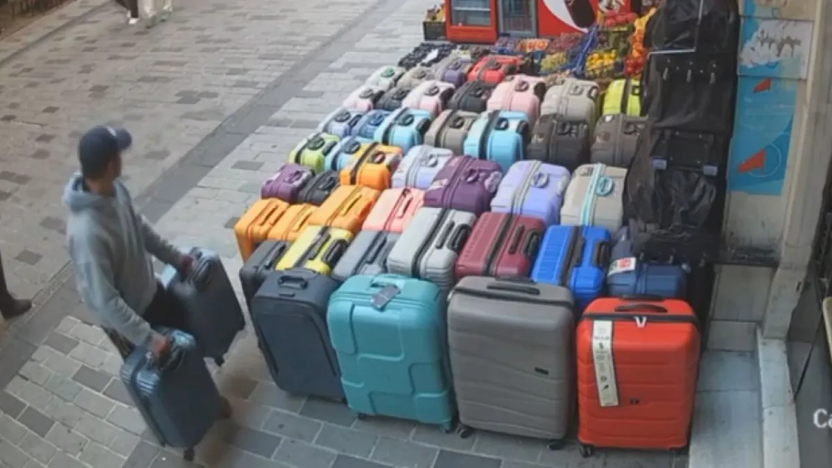 İstanbul'da valiz çalan hırsız yakalandı! haberinin görseli