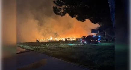 İzmir Menemen’de çöp depolama alanında yangın