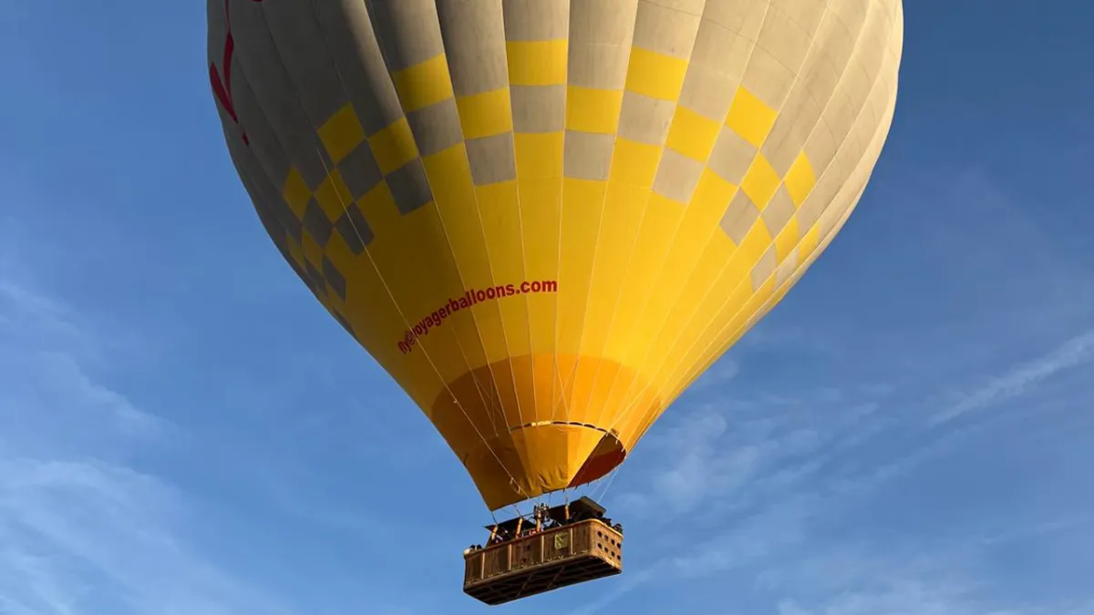 Kapadokya’da Öğretmenler Günü’ne özel balon keyfi haberinin görseli