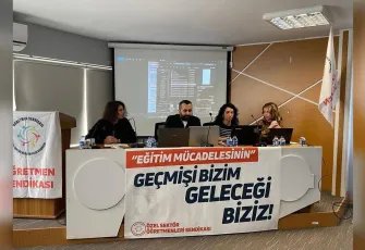 Özel sektör öğretmenlerinin çalışma koşulları ve hak mücadelesi bu çalıştayda