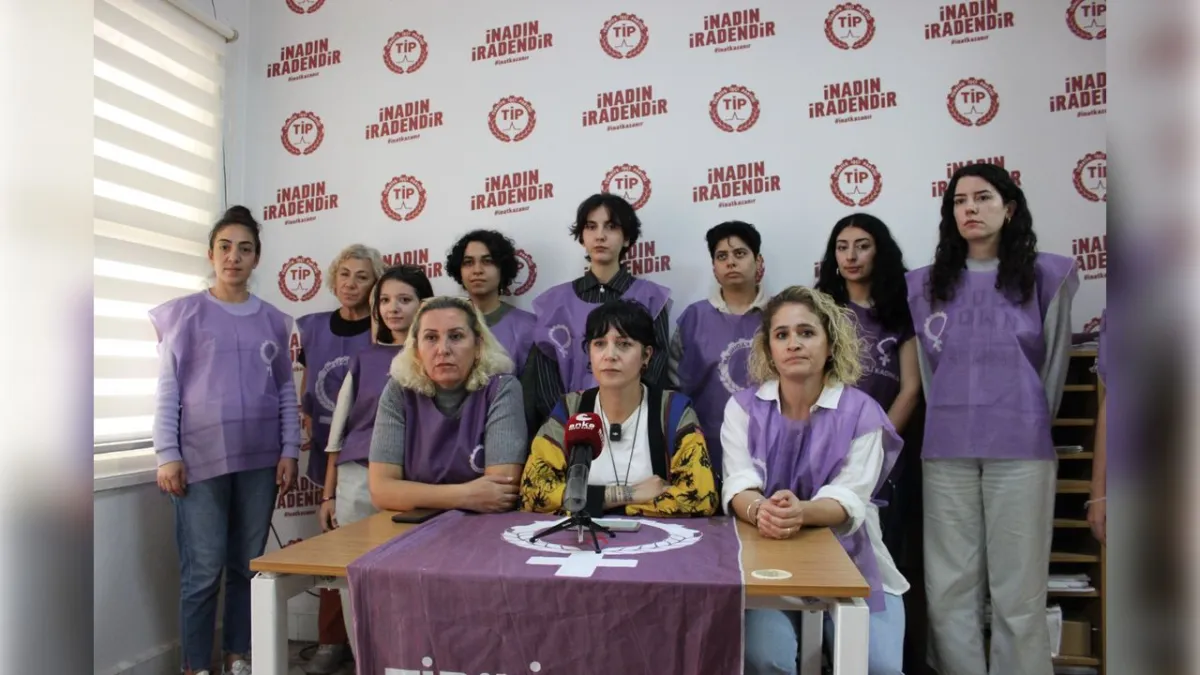 TİP’li Kadınlar: İktidar kadın mücadelesinden korkuyor haberinin görseli