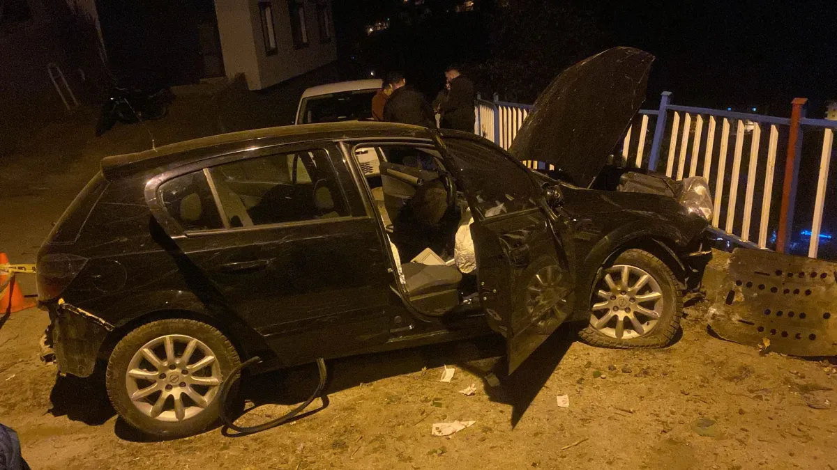 Trabzon’da feci kaza: Otomobil şarampole yuvarlandı, 1 ölü haberinin görseli