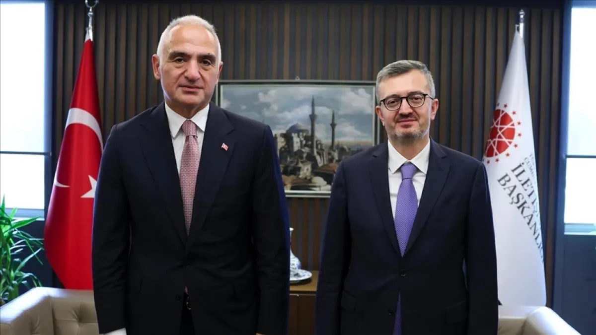 Bakan Ersoy ve Burhanettin Duran’dan Türkiye tanıtımında güç birliği: Kritik görüşme yapıldı haberinin görseli