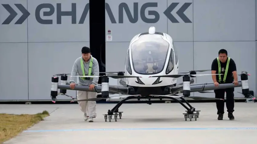 Çin'de 'Alçak İrtifa Ekonomisi' hız kesmiyor: Uçan taksiler gökyüzünde!