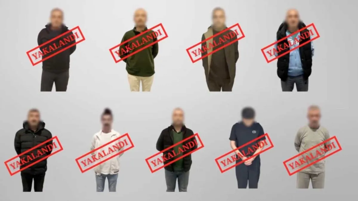 Kırmızı bültenle aranan 9 kişi farklı ülkelerden Türkiye’ye getirildi haberinin görseli