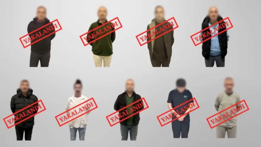 Kırmızı bültenle aranan 9 kişi farklı ülkelerden Türkiye’ye getirildi haberinin görseli