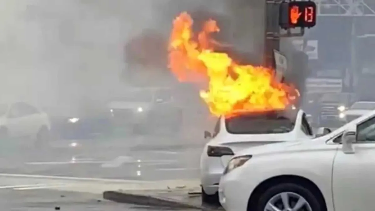 Tesla'ya ölümcül kaza davası: Alev alan araçta kapılar açılamadı haberinin görseli