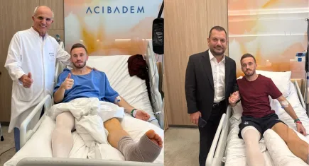 Edin Visca Sol bacak kırığı ve çoklu bağ yaralanmasıyla ameliyat oldu