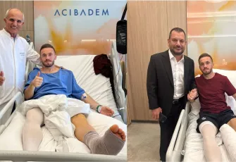 Edin Visca Sol bacak kırığı ve çoklu bağ yaralanmasıyla ameliyat oldu