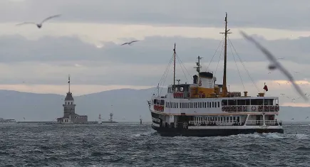 İstanbul'da vapur seferleri iptal edildi