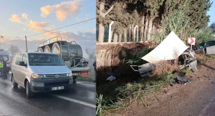 Ödemiş’te iki trafik kazasında 5 kişi yaralandı