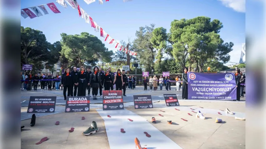 Bornova’da kadınlardan 25 Kasım buluşması