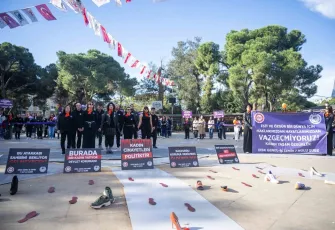 Bornova’da kadınlardan 25 Kasım buluşması