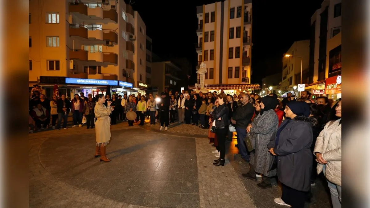 Efes Selçuk Kadınları 25 Kasım’da şiddete karşı bir araya geldi haberinin görseli
