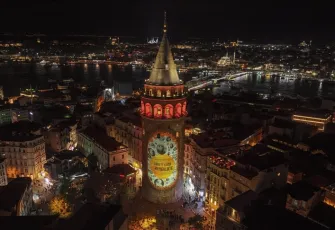 İstanbul sokakları turuncuya büründü: Genç KADEM kadına şiddete karşı farkındalık yaratıyor