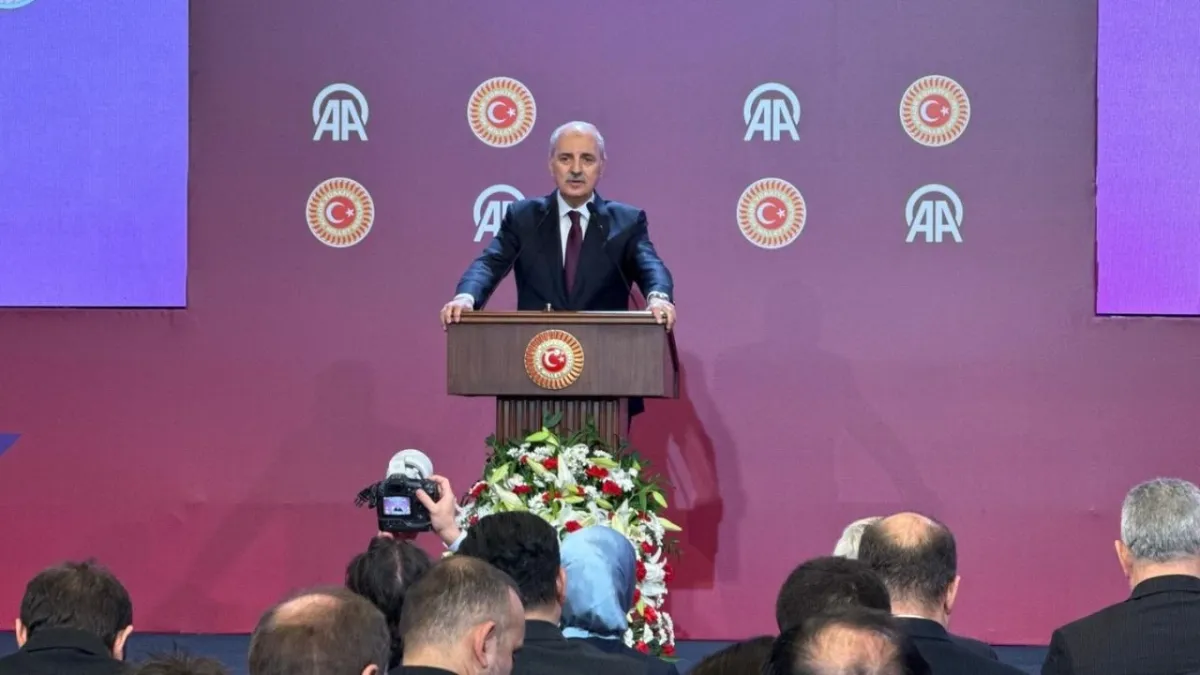 TBMM Başkanı Kurtulmuş: Türkiye’de habercilik dünyadan 5-10 kat daha zor haberinin görseli