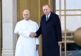 Cumhurbaşkanı Erdoğan, Papa 14'üncü Leo'yu resmi törenle karşıladı
