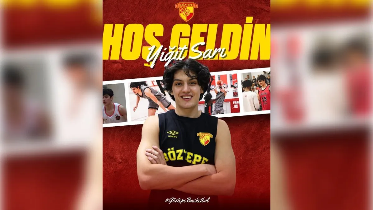 Göztepe, genç basketbolcu Yiğit Sarı’yı transfer etti haberinin görseli