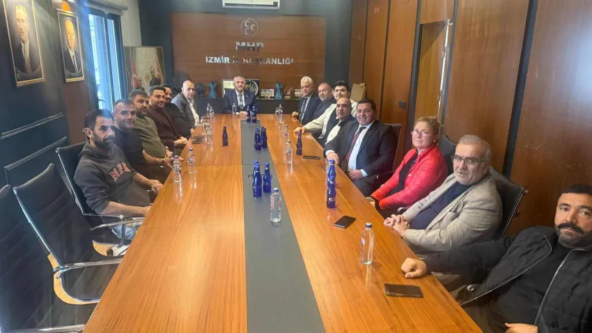 İZDEDA öncülüğünde Rezerv alan heyeti MHP'ye ziyaret gerçekleştirdi