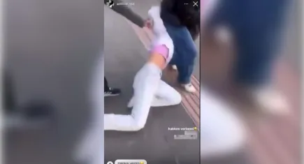Lise öğrencisi sokakta sürüklenip darbedildi