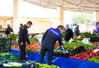 Narlıdere Kapalı Pazar’da denetim seferberliği