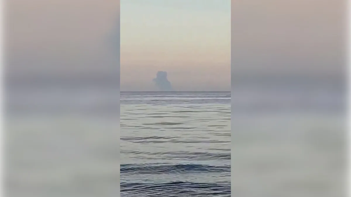 Kocaeli açıklarında gemide patlama haberinin görseli